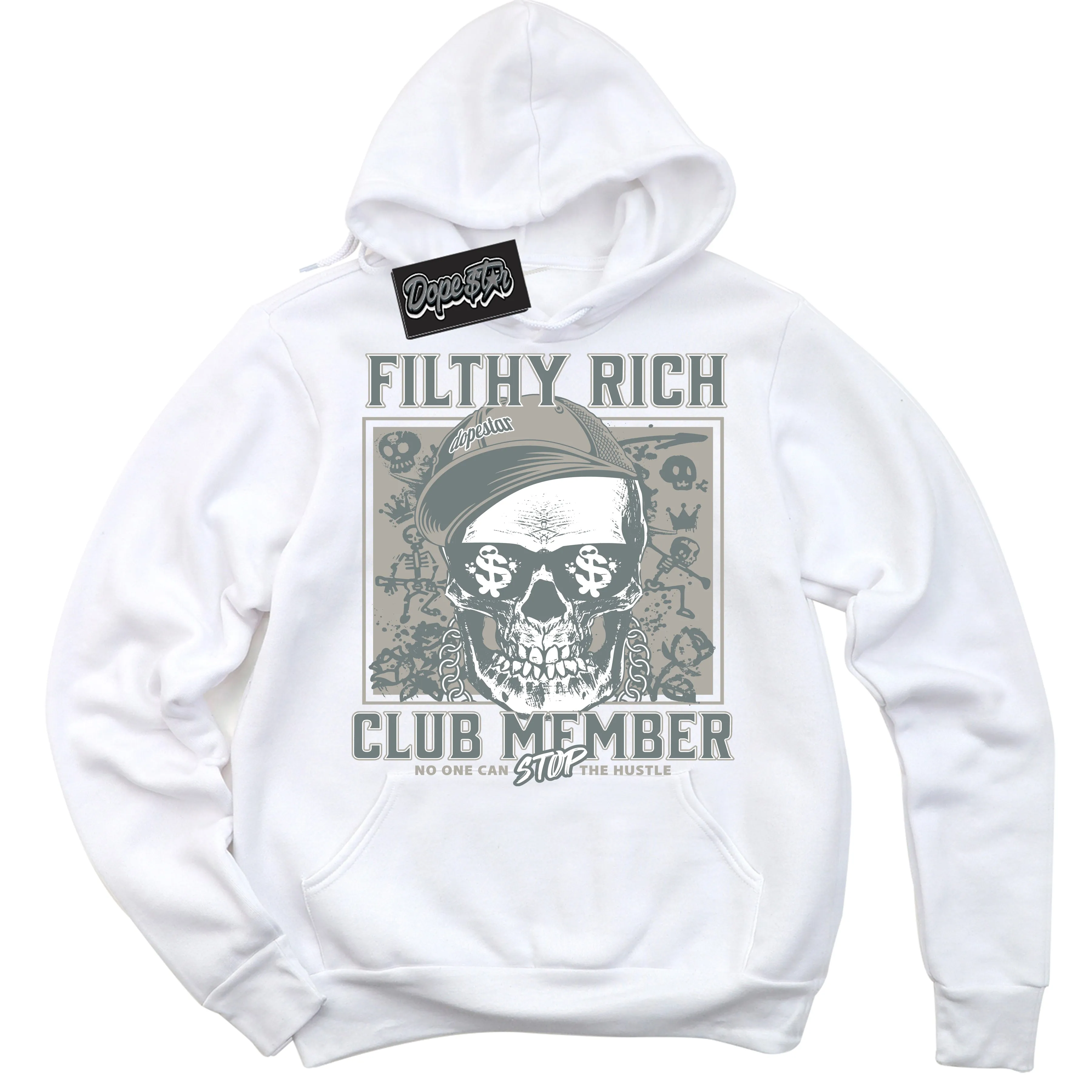 Cool Grey 9s Sneaker Hoodie Filthy Rich Graphic