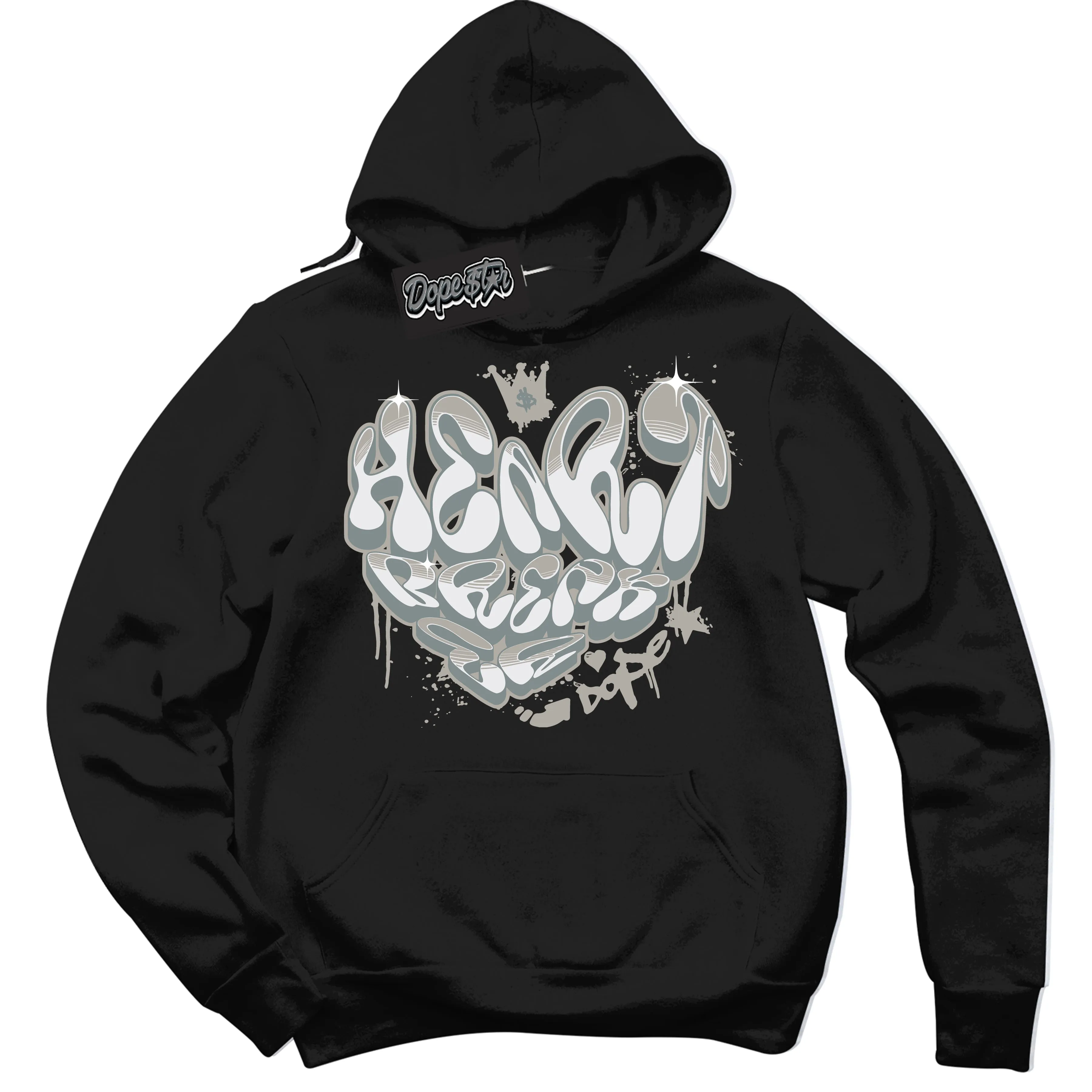 Cool Grey 9s Sneaker Hoodie Heartbreaker Graffiti Graphic
