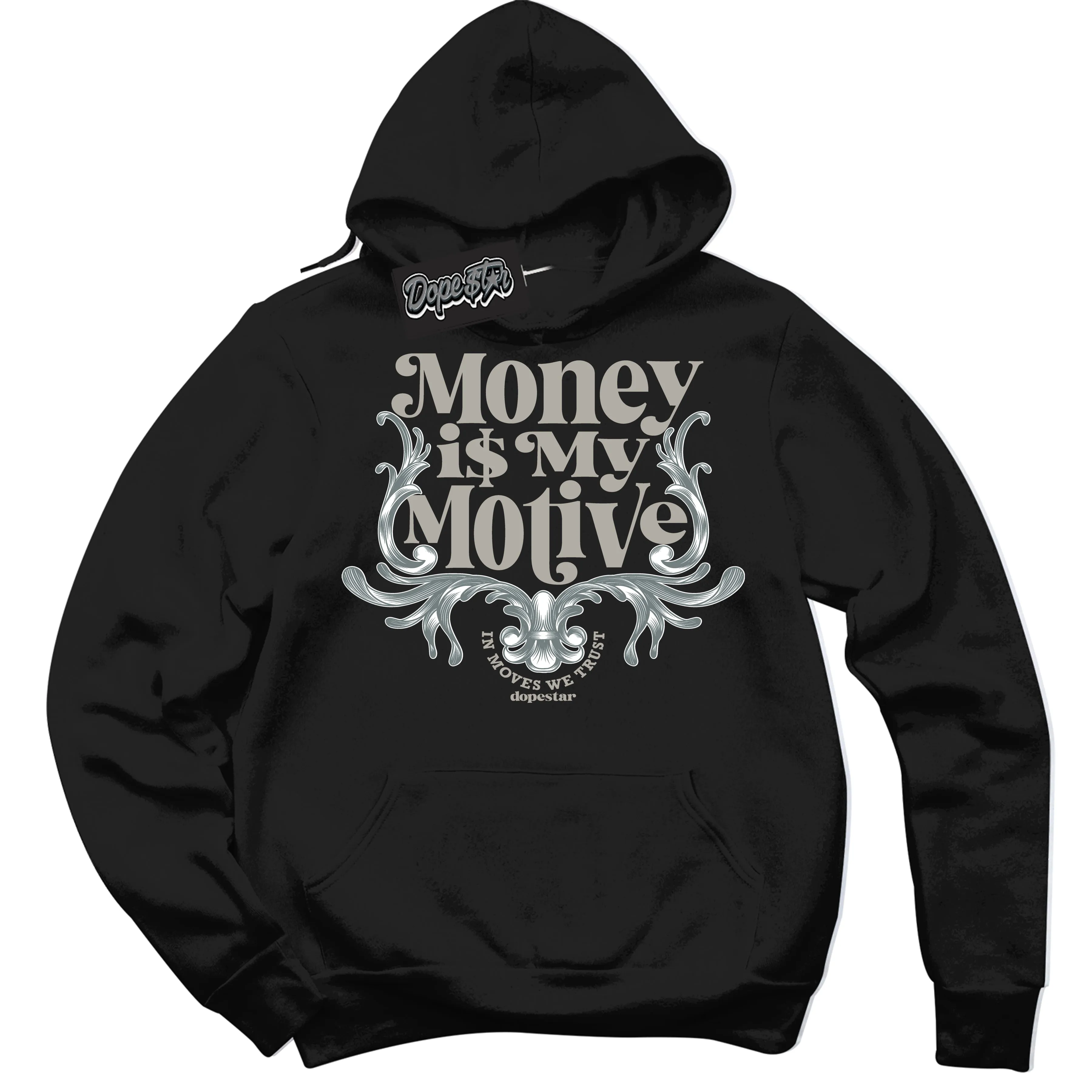 Cool Grey 9s Sneaker Hoodie Money Is My Motive Graphic