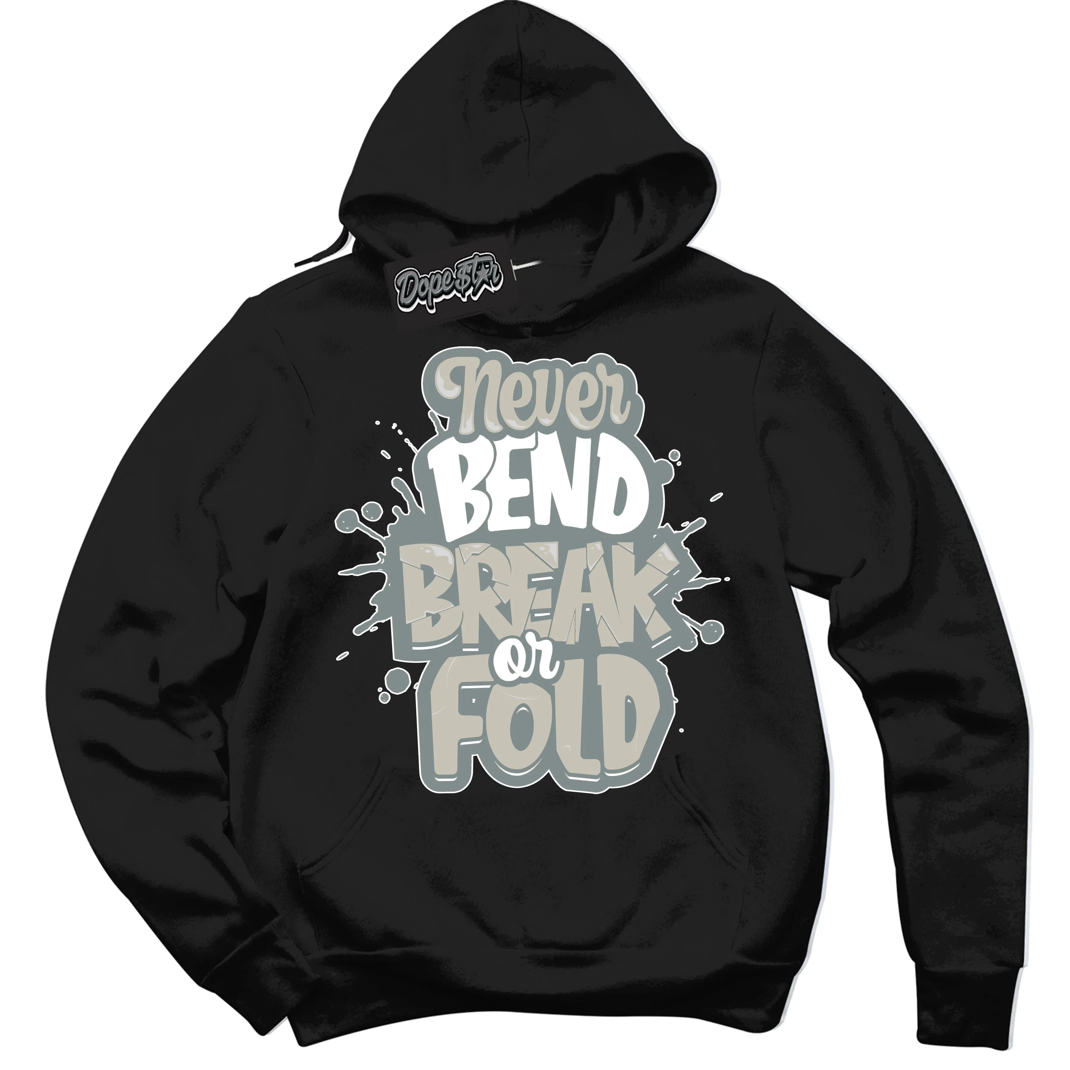 Cool Grey 9s Sneaker Hoodie Never Bend Break Or Fold Graphic