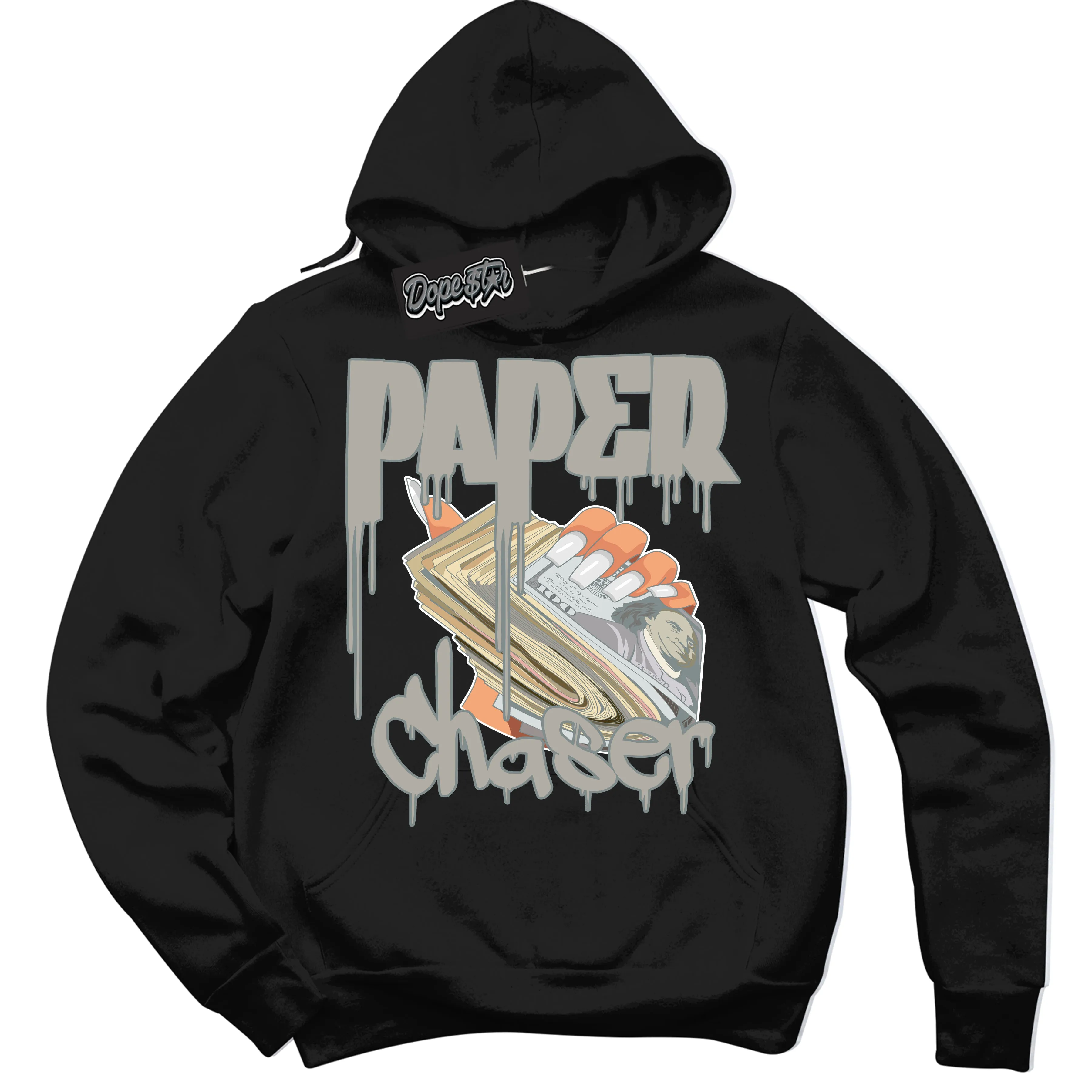 Cool Grey 9s Sneaker Hoodie Paper Chaser Graphic