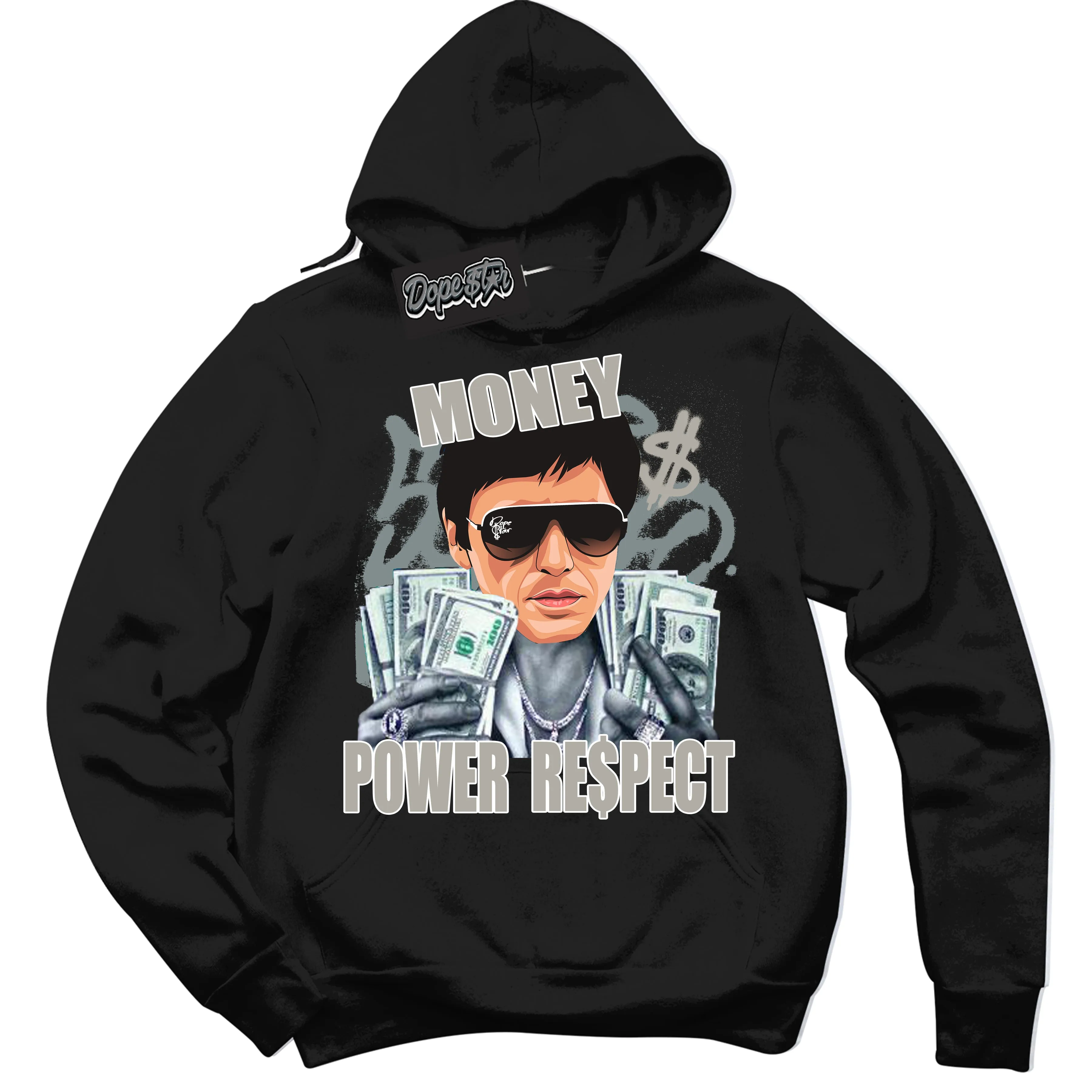 Cool Grey 9s Sneaker Hoodie Tony Montana Graphic