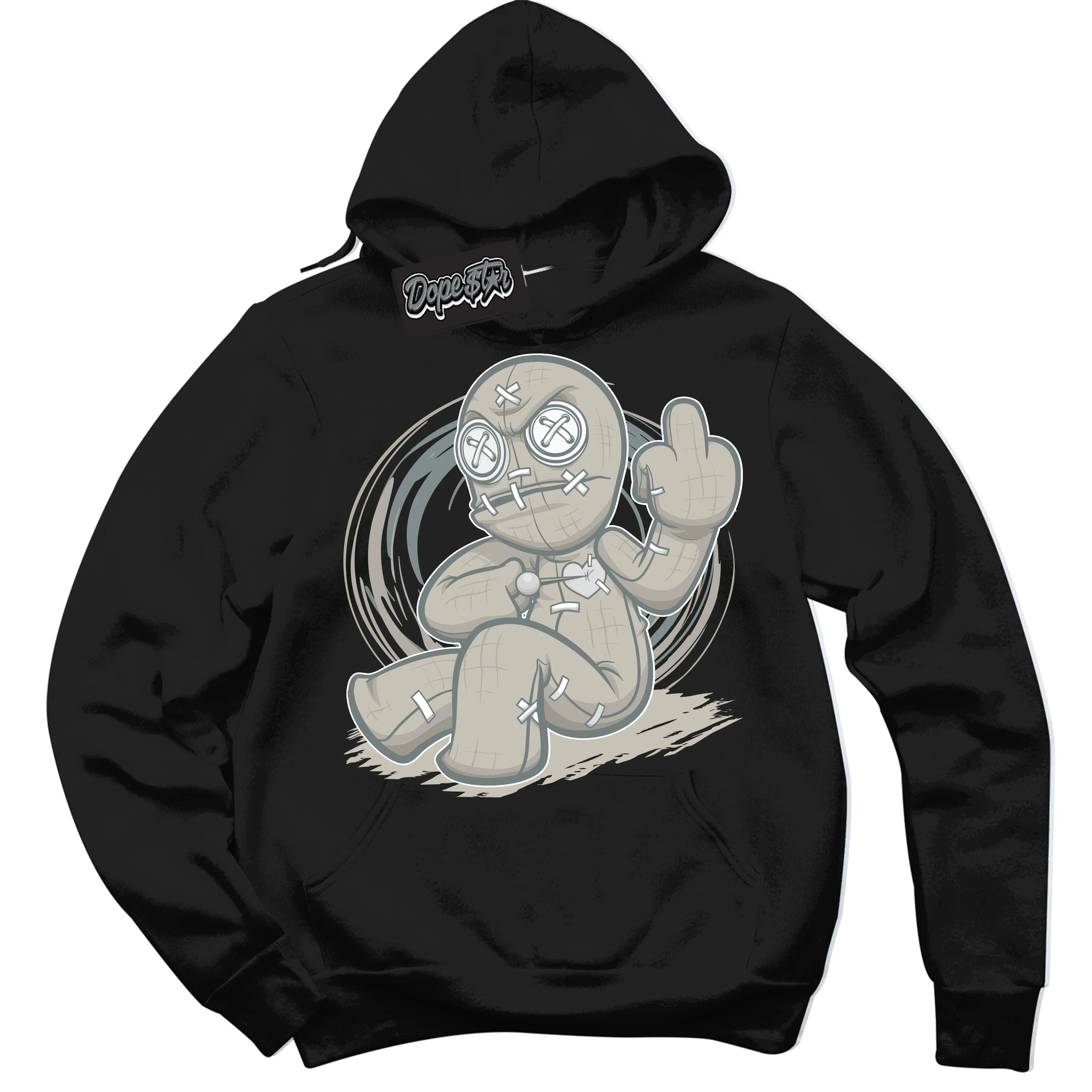 Cool Grey 9s Sneaker Hoodie Voodoo Doll Graphic