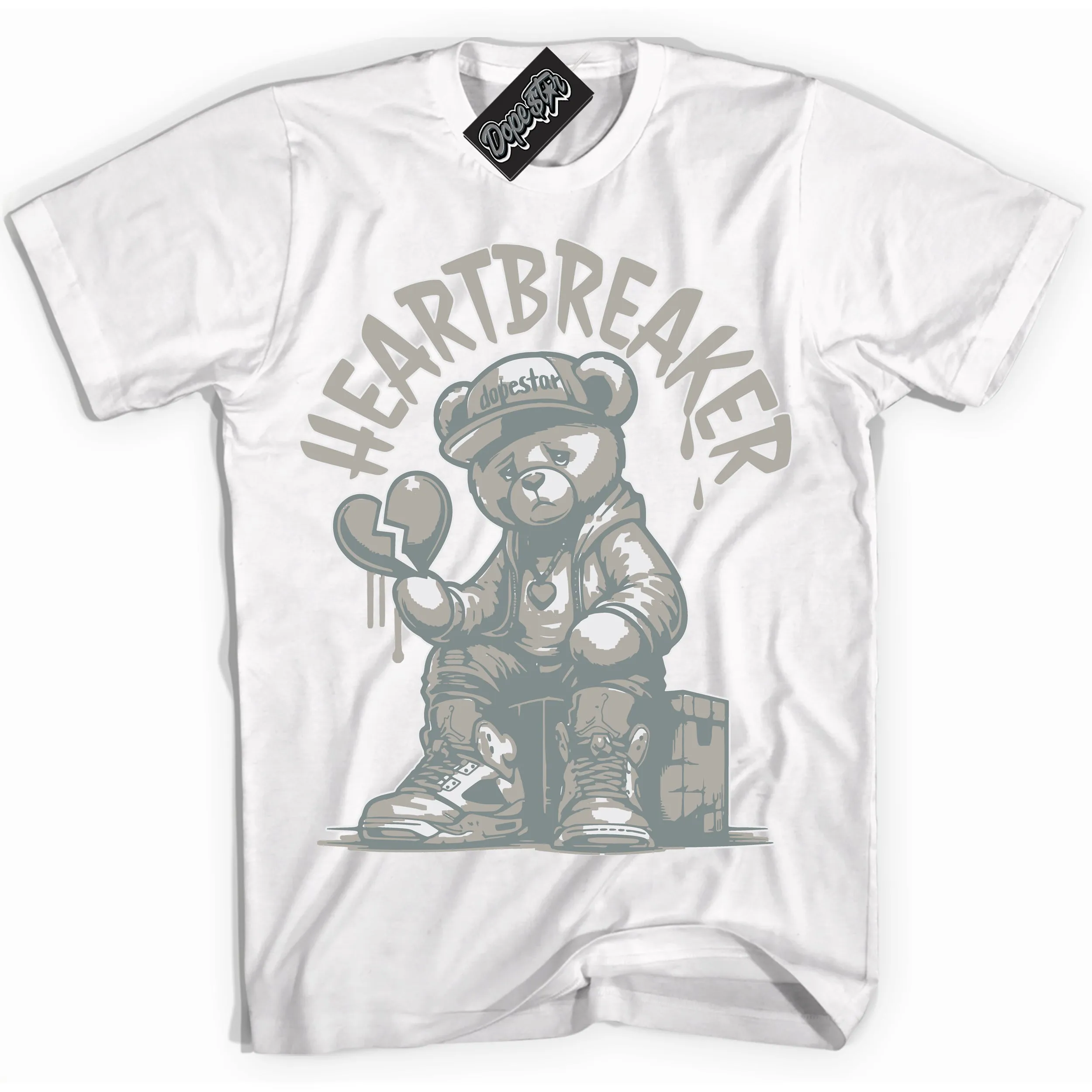 Cool Grey 9s Sneaker Shirt Heartbreaker Bear Graphic