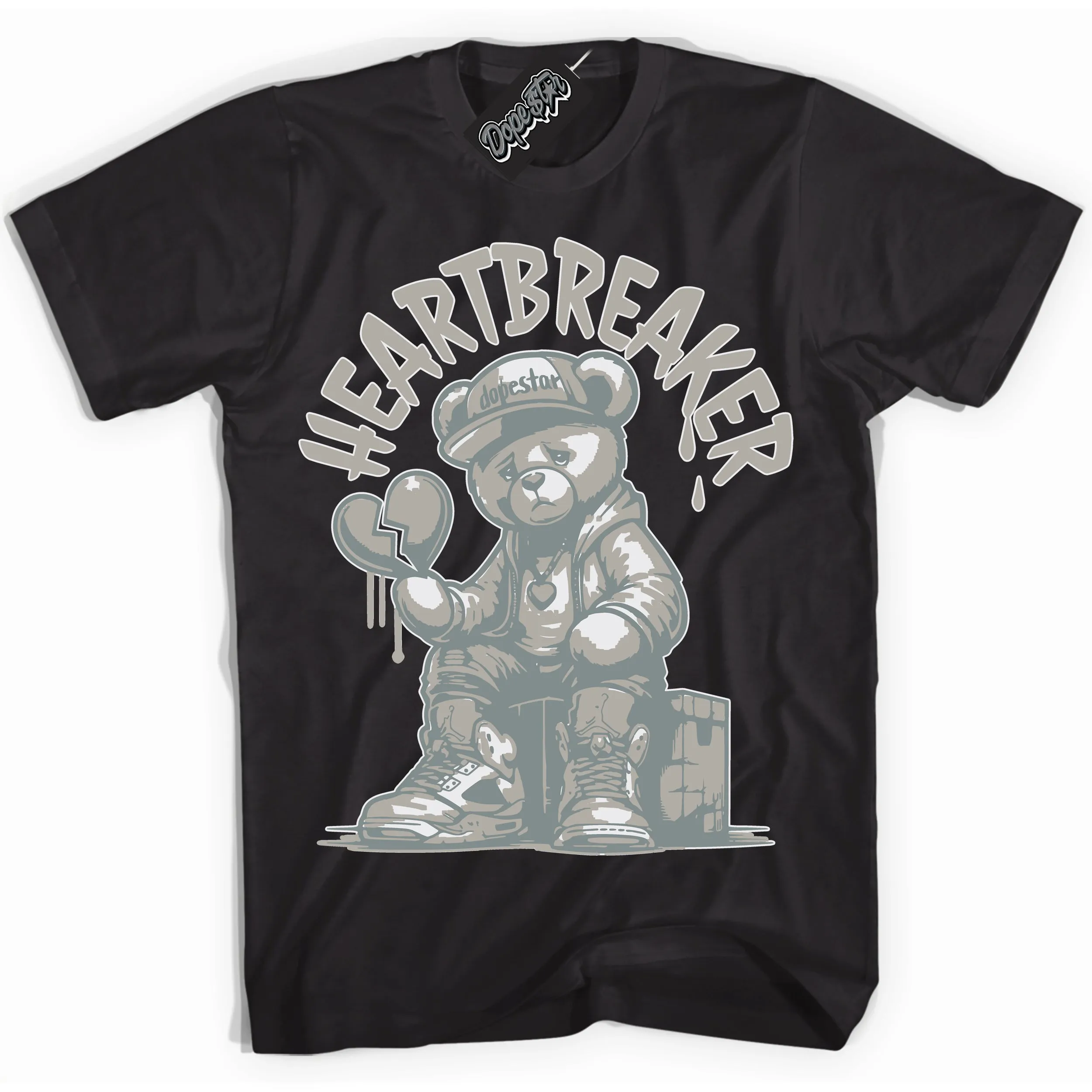 Cool Grey 9s Sneaker Shirt Heartbreaker Bear Graphic