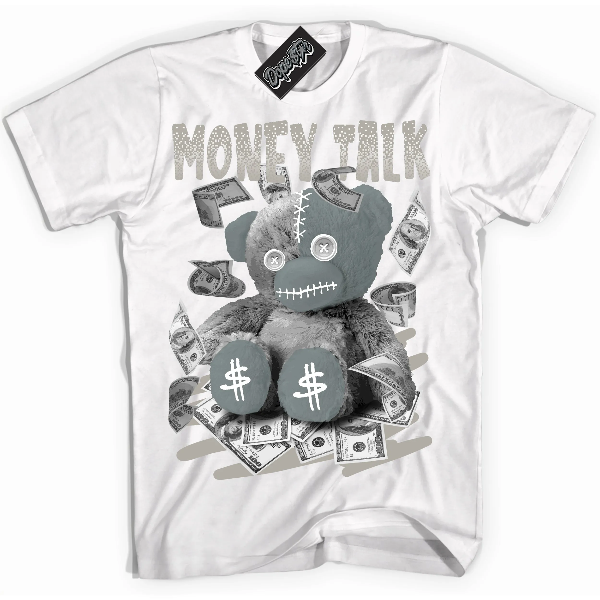 Cool Grey 9s Sneaker Shirt Money Talk Bear Graphic