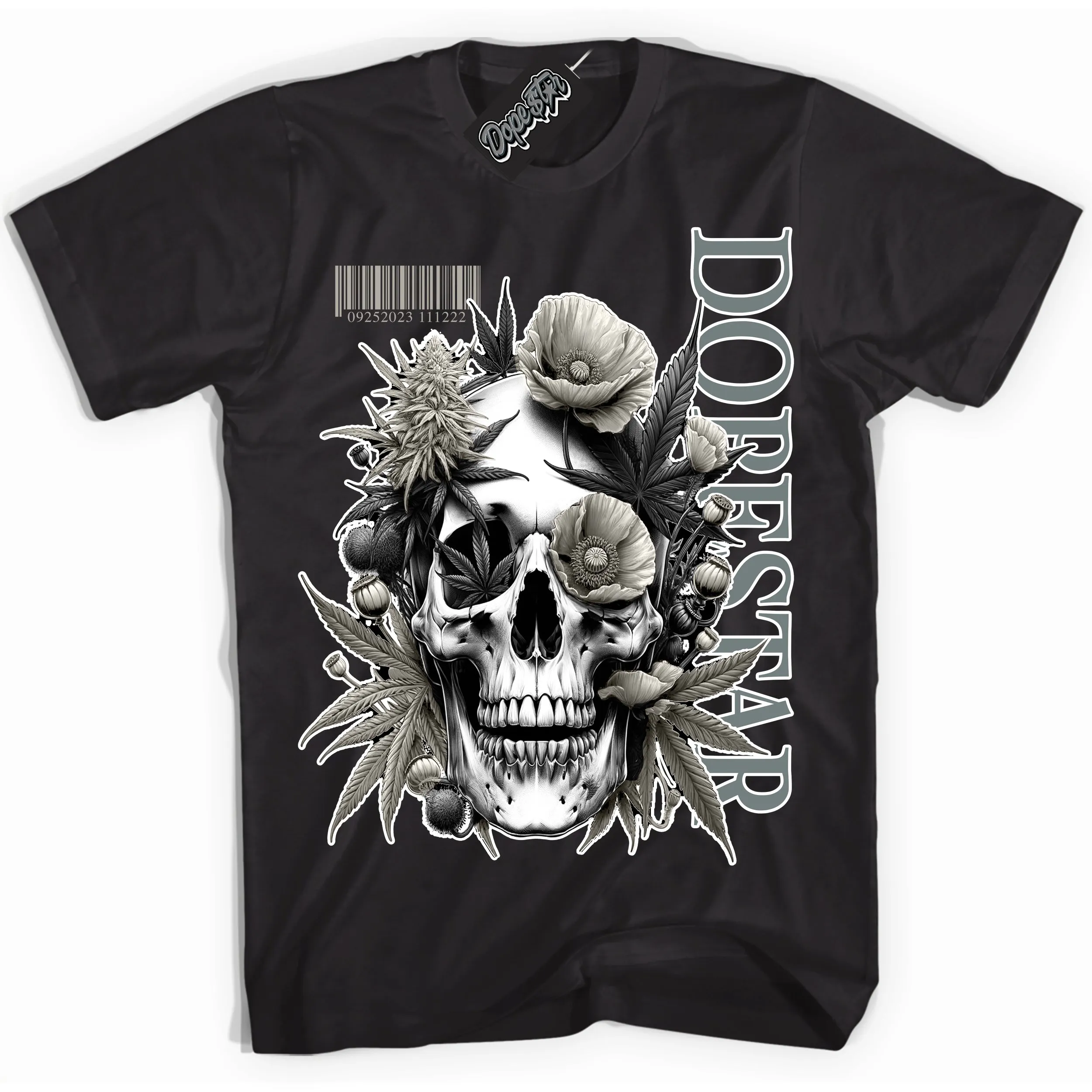 Cool Grey 9s Sneaker Shirt Skull Poppies Graphic