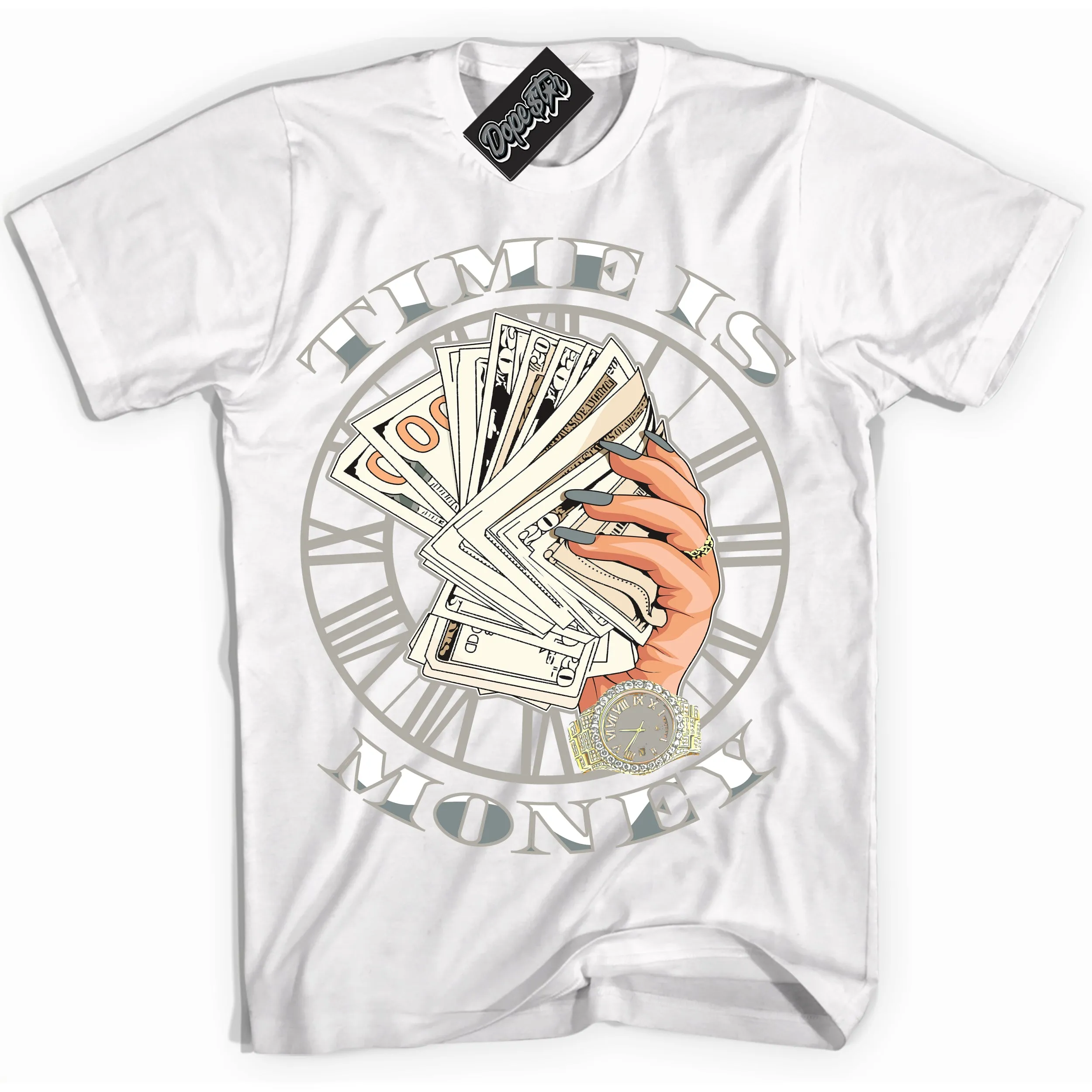Cool Grey 9s Sneaker Shirt Time Is Money Graphic