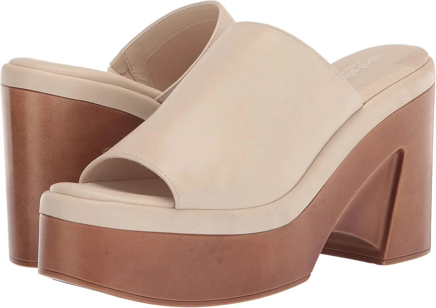 COOL PLANET Women's Walnut Heeled Sandal