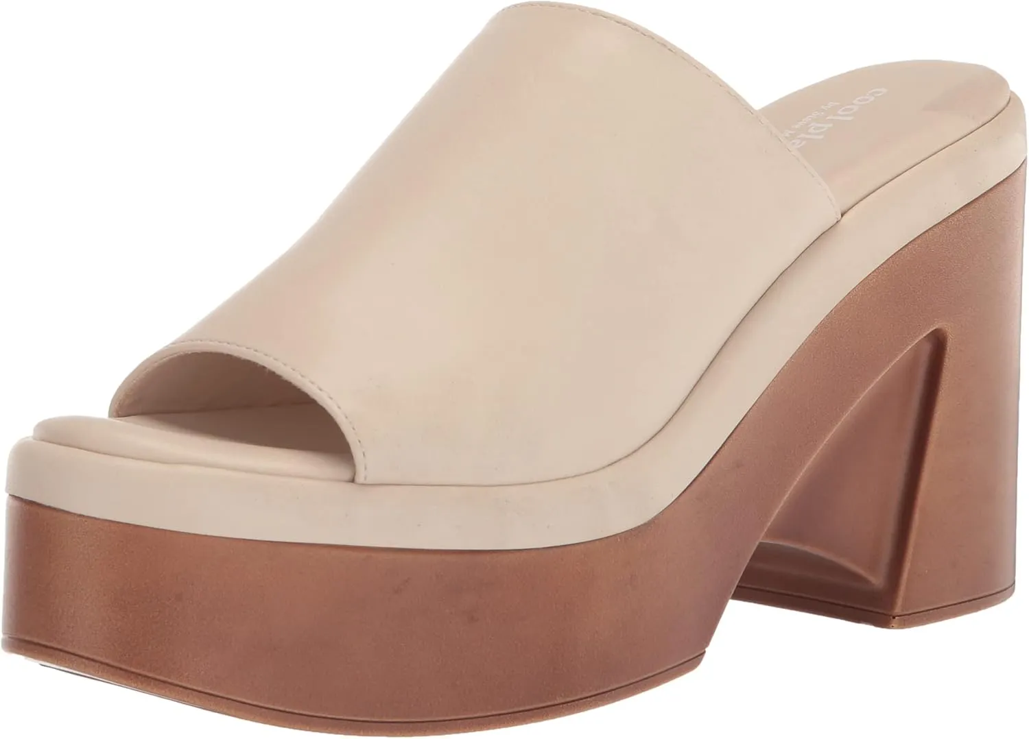 COOL PLANET Women's Walnut Heeled Sandal
