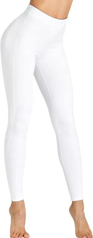 COOLOMG Women Cold Weather Baselayer Pants Thermal Fleece-Lined Compression Leggings Winter Warm Tights