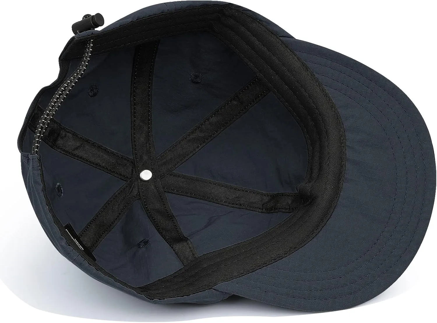 Croogo Quick Dry Short Brim Baseball Cap Soft Flat Bill Sun Hats Lightweight Trucker Caps Waterproof Umpire Short Bill Cap