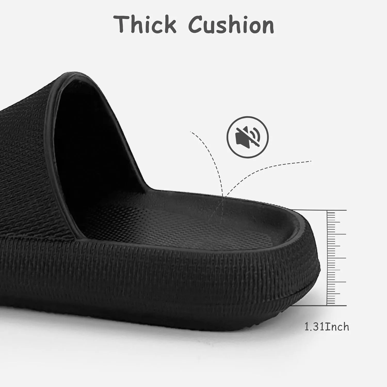 Cubufly Cloud Slides for Kids丨Boys Girls Shower Slippers Slip on Sandals丨Non-Slip Open Toe Pillow Slippers Sandals丨Quick Drying Summer Beach Pool Shoes