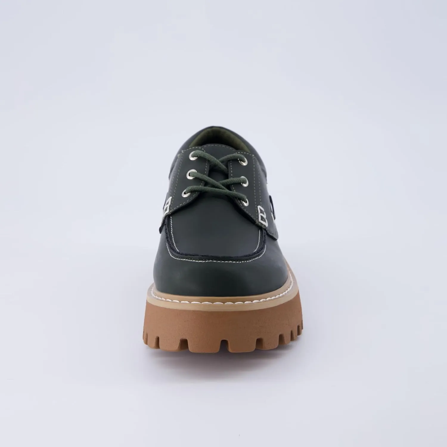 CUSHIONAIRE Women's Beam Chunky Boat Loafer  Memory Foam, Wide Widths Available
