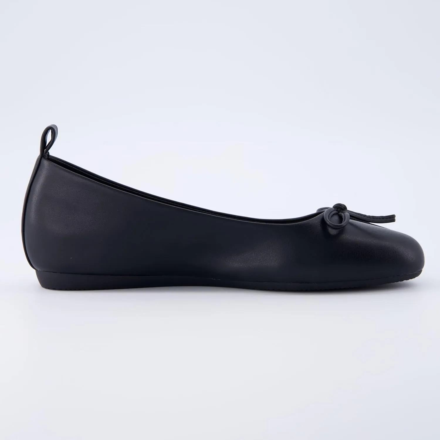 CUSHIONAIRE Women's Windy Hidden Wedge Bow Flat with  Memory Foam and Wide Widths Available
