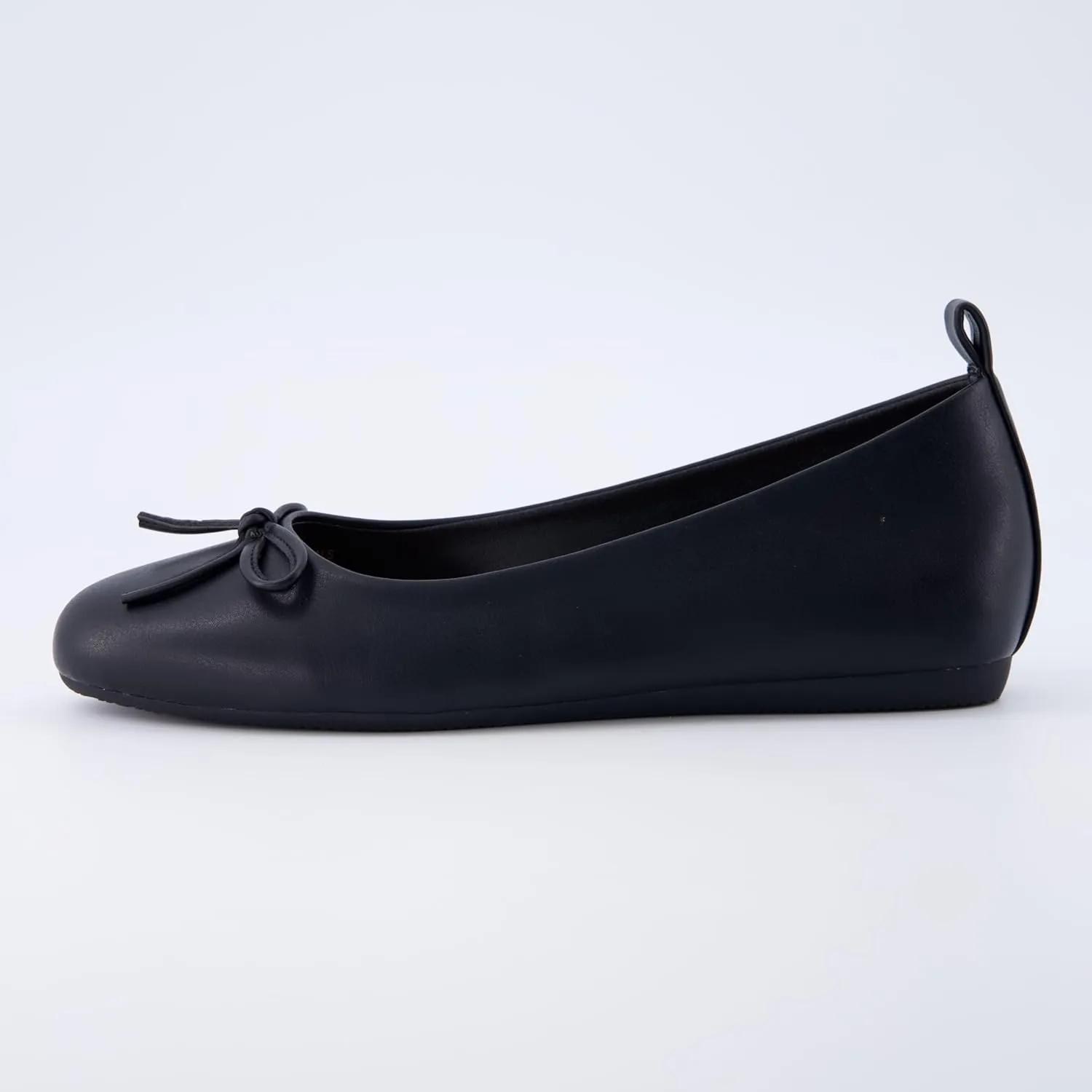 CUSHIONAIRE Women's Windy Hidden Wedge Bow Flat with  Memory Foam and Wide Widths Available