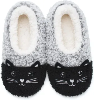 Cute Animal House Slippers, Warm Fuzzy Slipper Socks with Grippers Non Slip, Cozy Funny Gifts