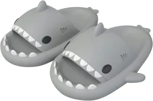 Cute Shark Slides Slippers for Women Men Fashionable Summer Non-Slip Beach Slippers,home slippers,Novelty Open Toe