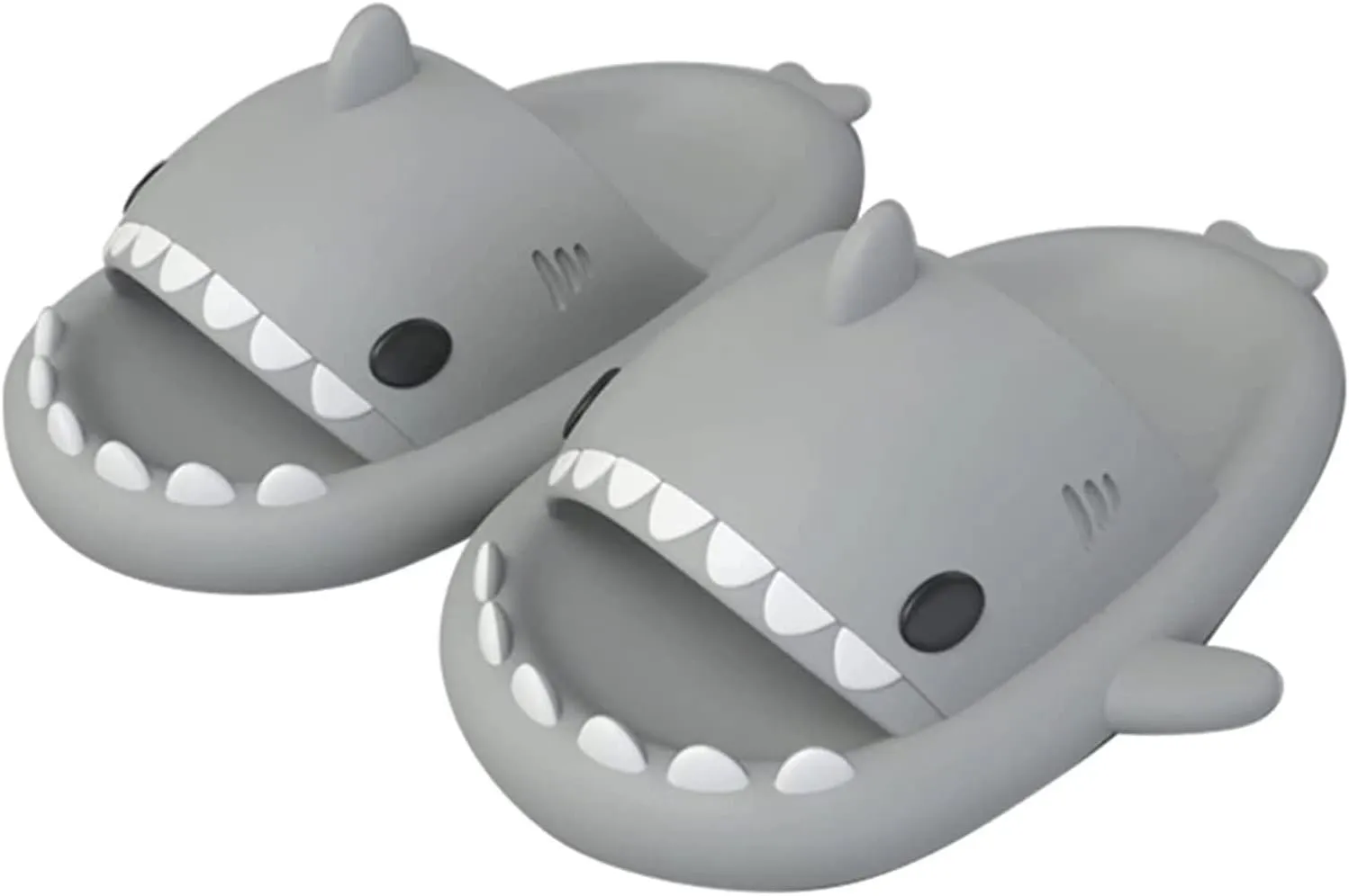 Cute Shark Slides Slippers for Women Men Fashionable Summer Non-Slip Beach Slippers,home slippers,Novelty Open Toe
