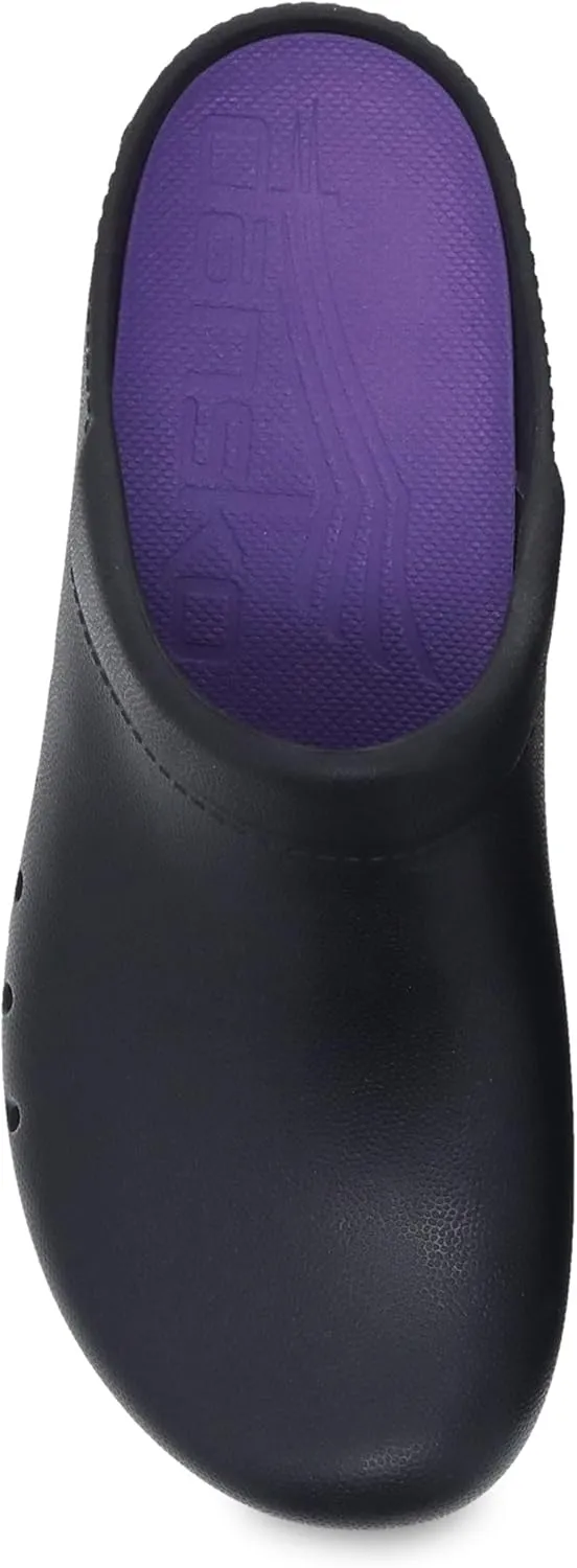 Dansko Kane Slip-On Mule Clog for Women - Lightweight Cushioned Comfort and Removable EVA Footbed with Arch Support - Easy Clean Uppers