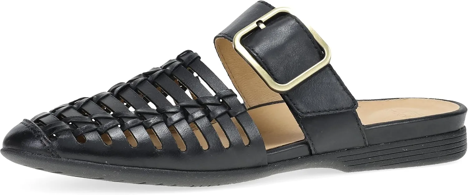 Dansko Leilani Huarache Mules for Women - Comfortable Flat Shoes with Arch Support - Lightweight Rubber Outsole