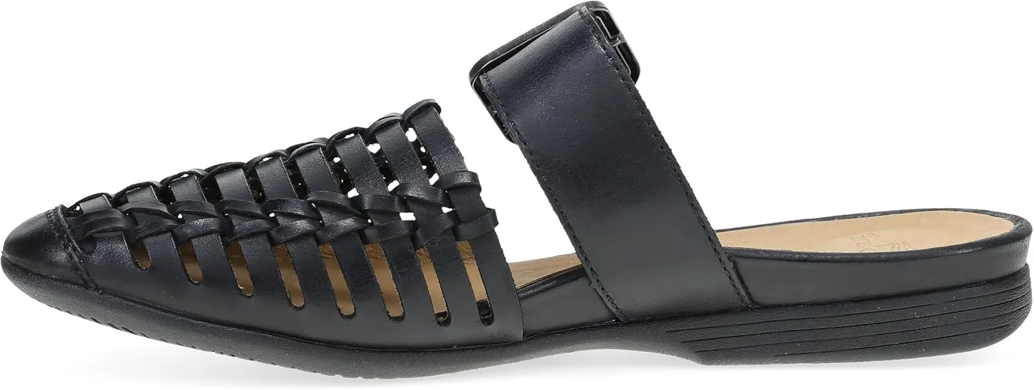 Dansko Leilani Huarache Mules for Women - Comfortable Flat Shoes with Arch Support - Lightweight Rubber Outsole