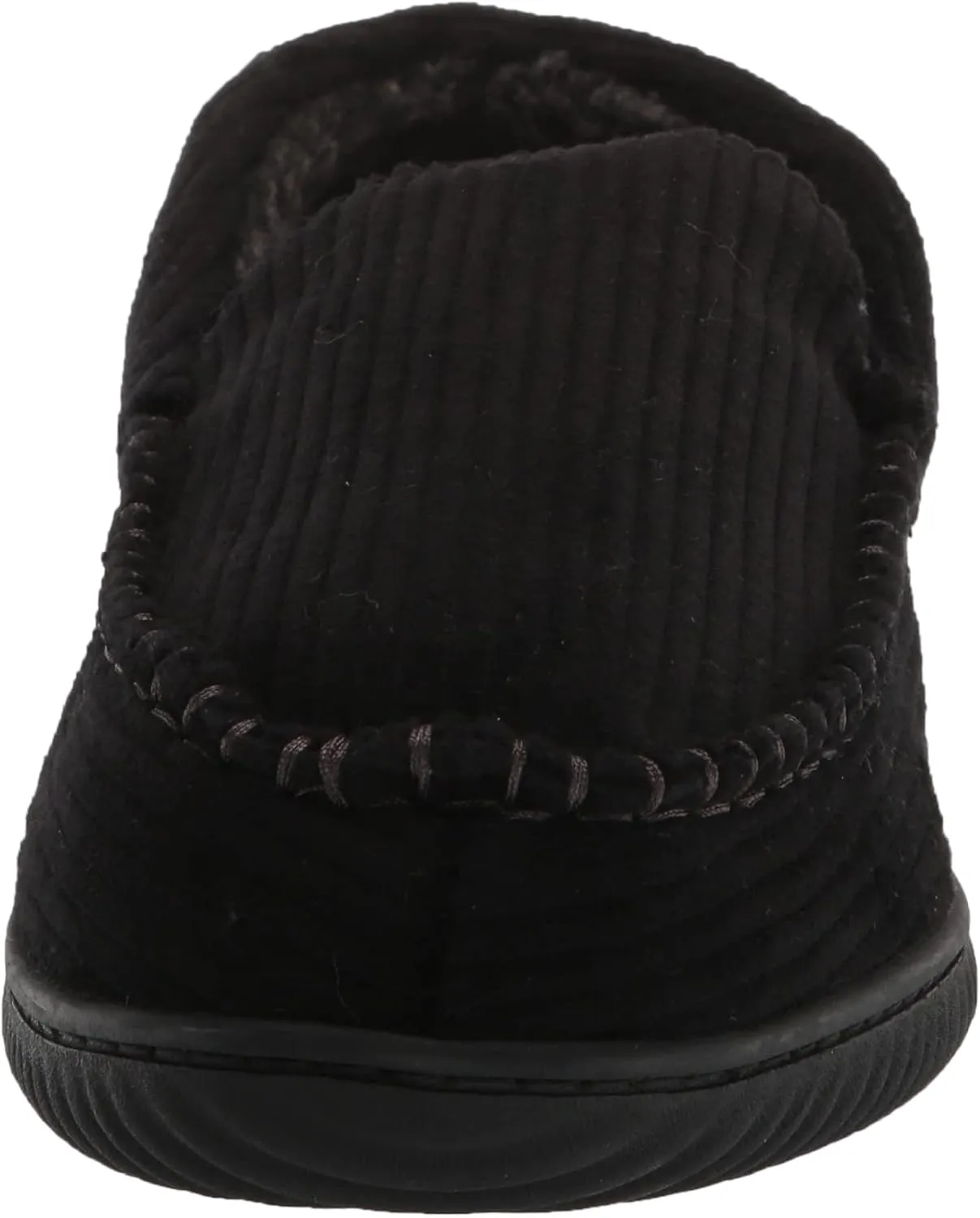 Dearfoams Men's Niles Corduroy Moccasin Slipper
