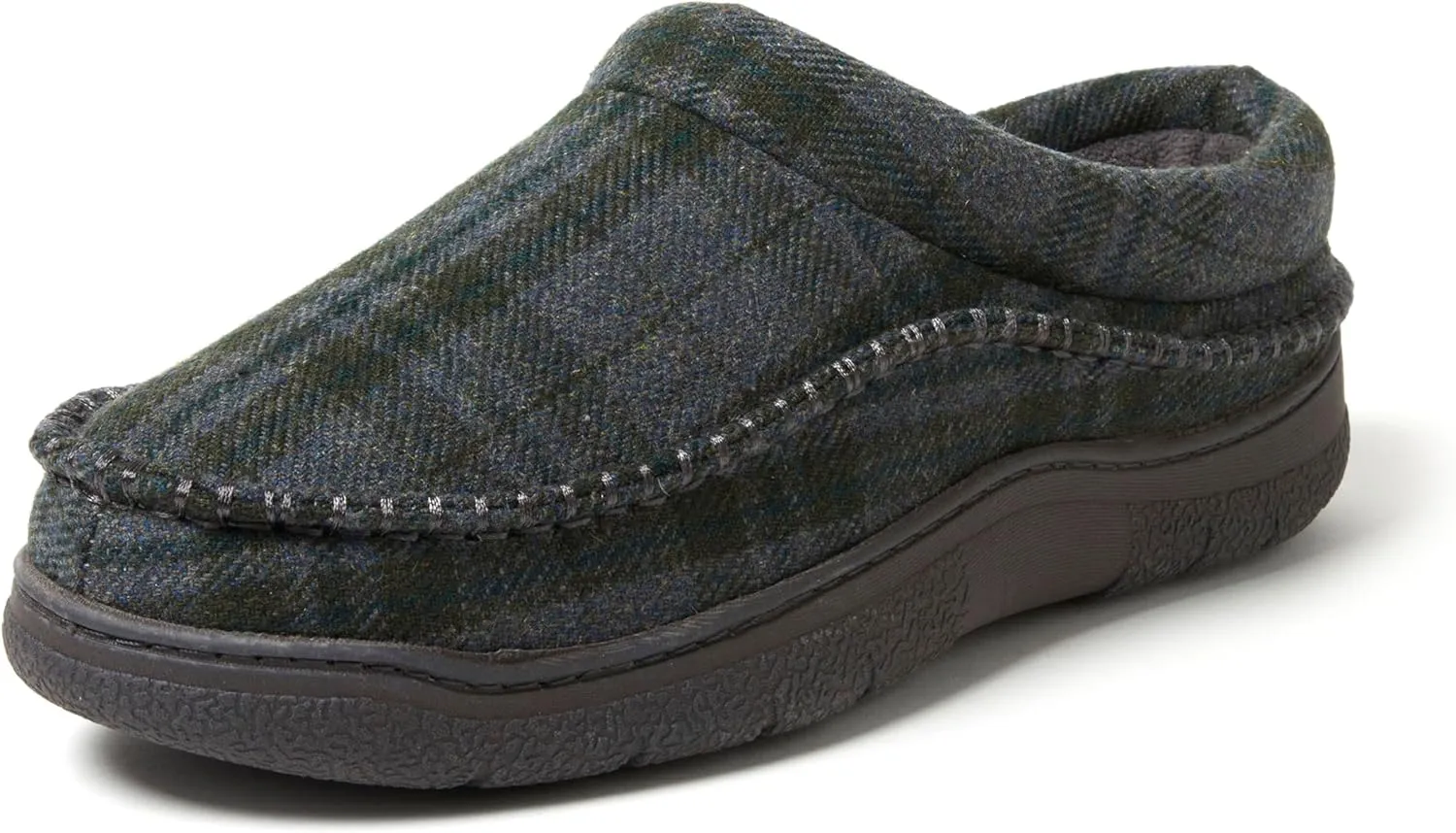 Dearfoams Men's Thompson Memory Foam Indoor/Outdoor Clog Slipper