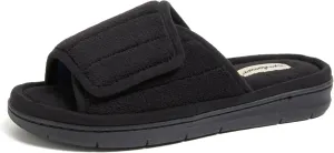 Dearfoams Women's Adjustable Indoor/Outdoor Machine Washable Memory Foam Slide
