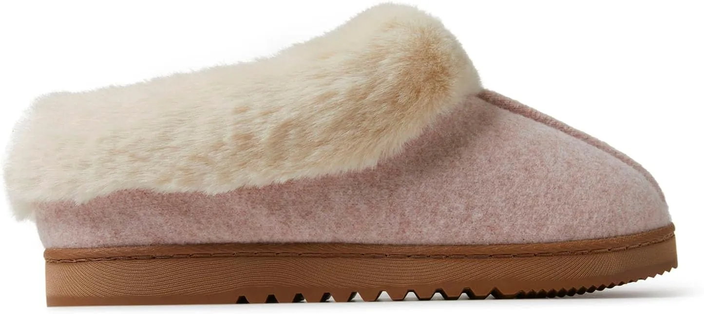 Dearfoams Women's Chloe Soft Knit Clog Slipper