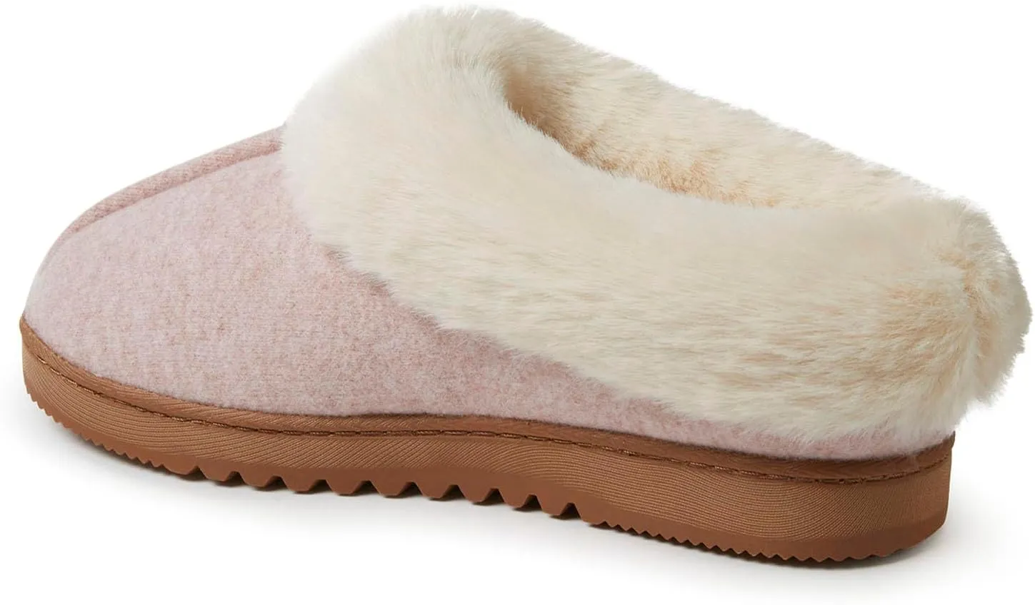Dearfoams Women's Chloe Soft Knit Clog Slipper
