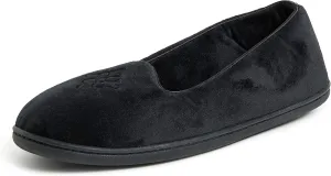 Dearfoams Women's Cozy Memory Foam Indoor Rebecca Closed Back House Ballet Slipper with Wide Widths