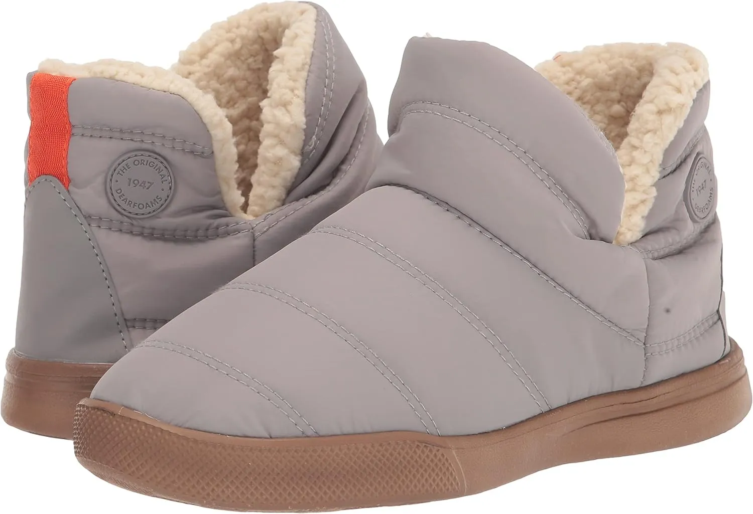Dearfoams Women's Dara Nylon Sport Lounge Bootie Slipper