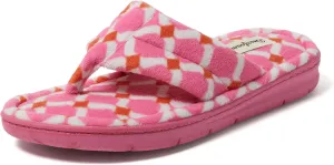 Dearfoams Women's Melanie Terry Thong Slipper
