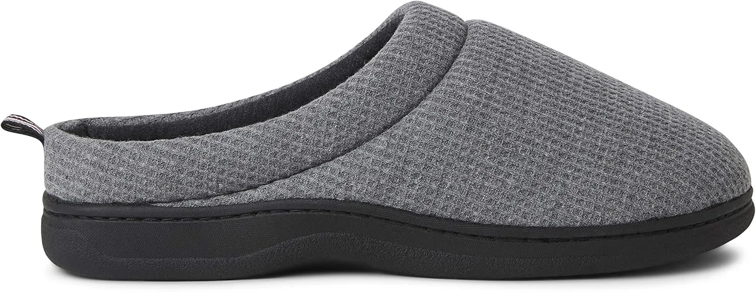 Dearfoams Women's Nathan Waffle Knit Clog Slipper
