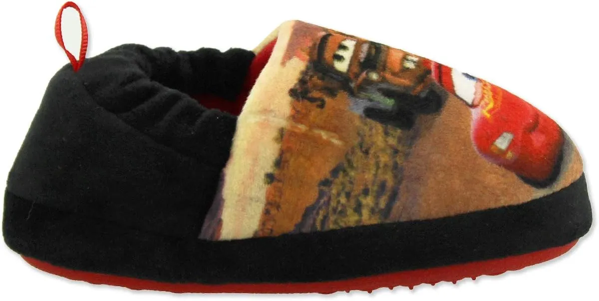Disney Boys' Cars Lightning McQueen Plush Aline Slipper