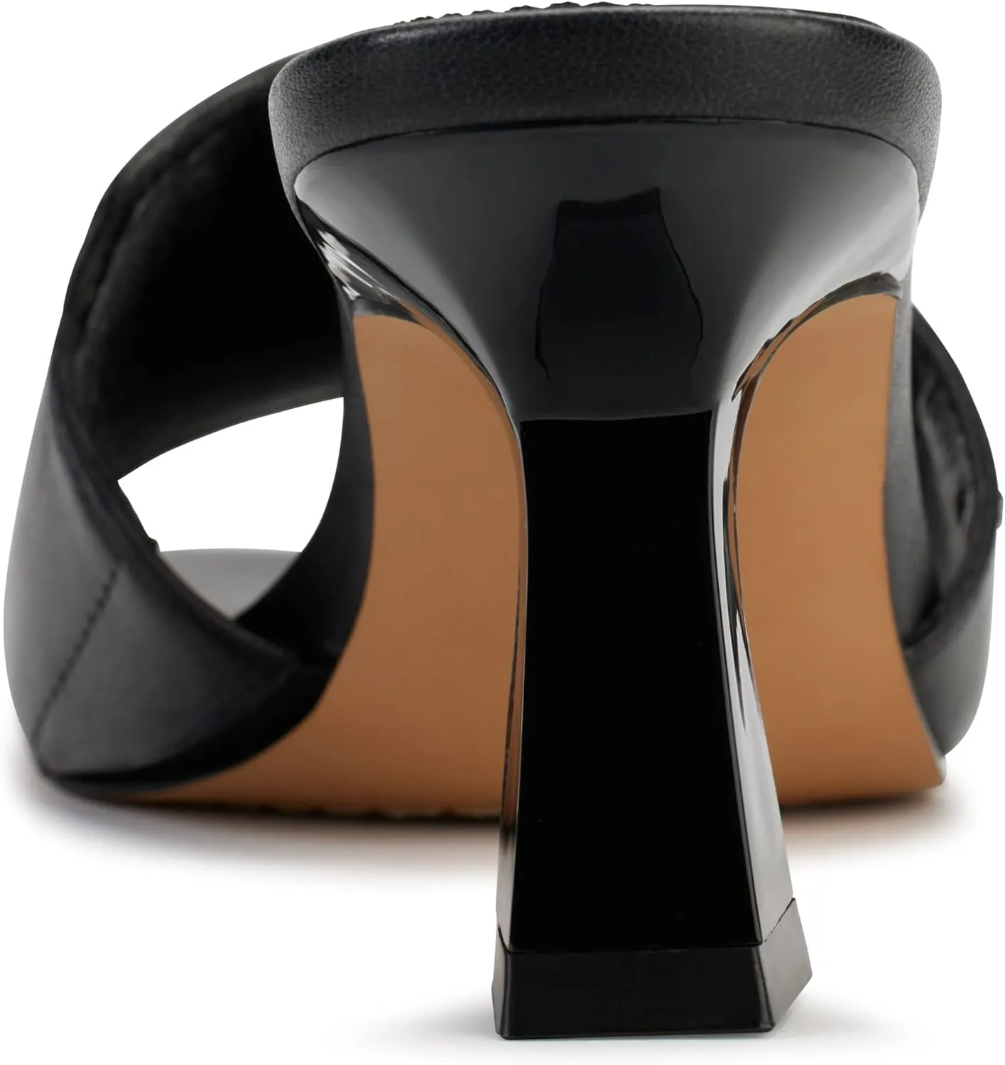 DKNY Women's Block Heel Square Toe Kailyn-Sandal Mule Heeled