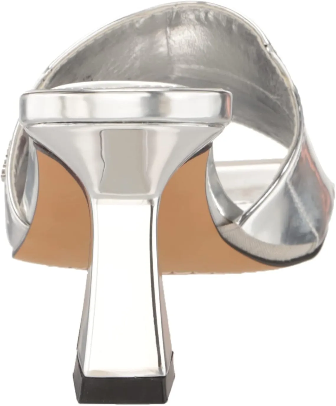 DKNY Women's Block Heel Square Toe Kailyn-Sandal Mule Heeled