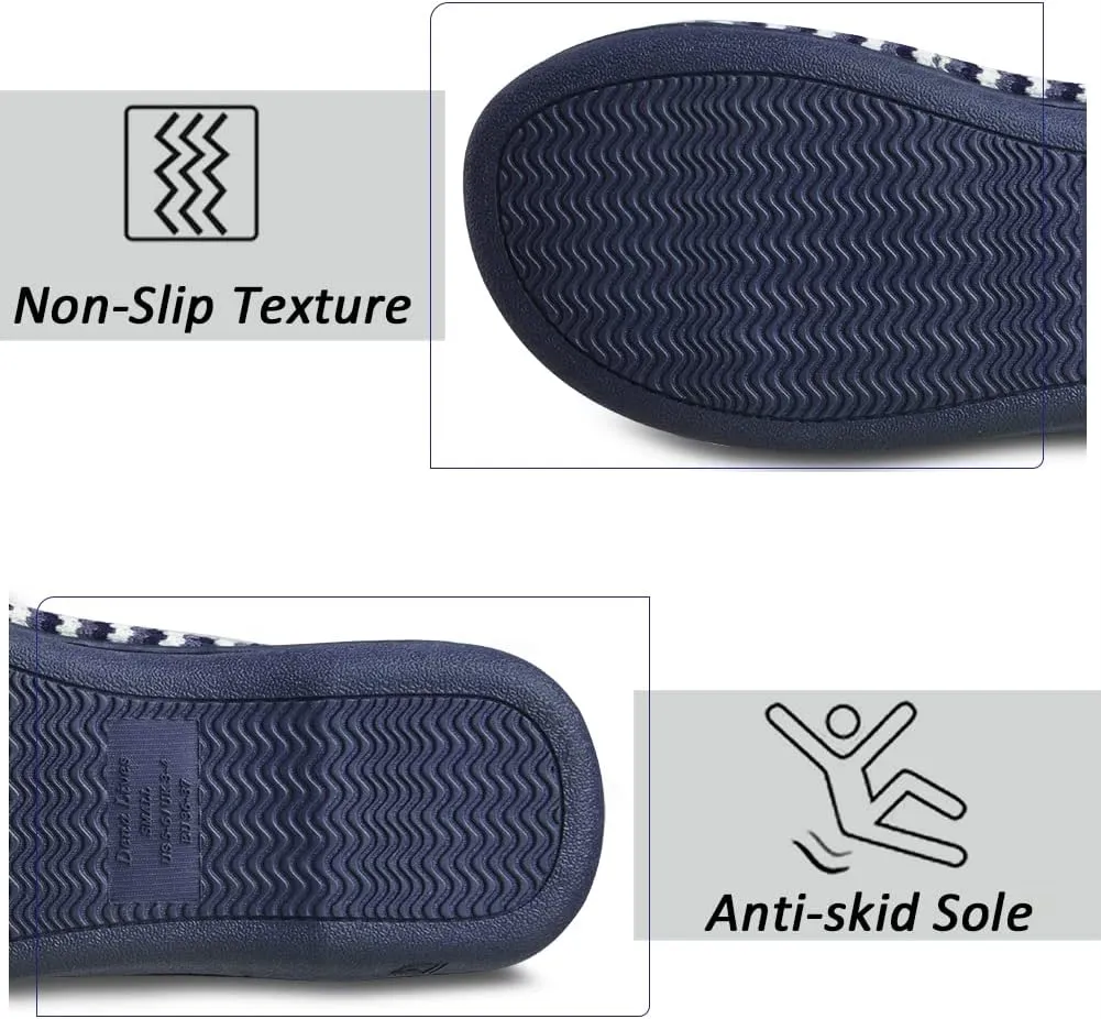 DL Women's Memory Foam Open Toe Slide Slippers with Cute Bow and Cozy Terry Lining, Slip-on House Shoes Spa Mules Sandals with Indoor Outdoor Rubber Sole