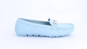 DORIS MOCCASINS -LIGHT BLUE