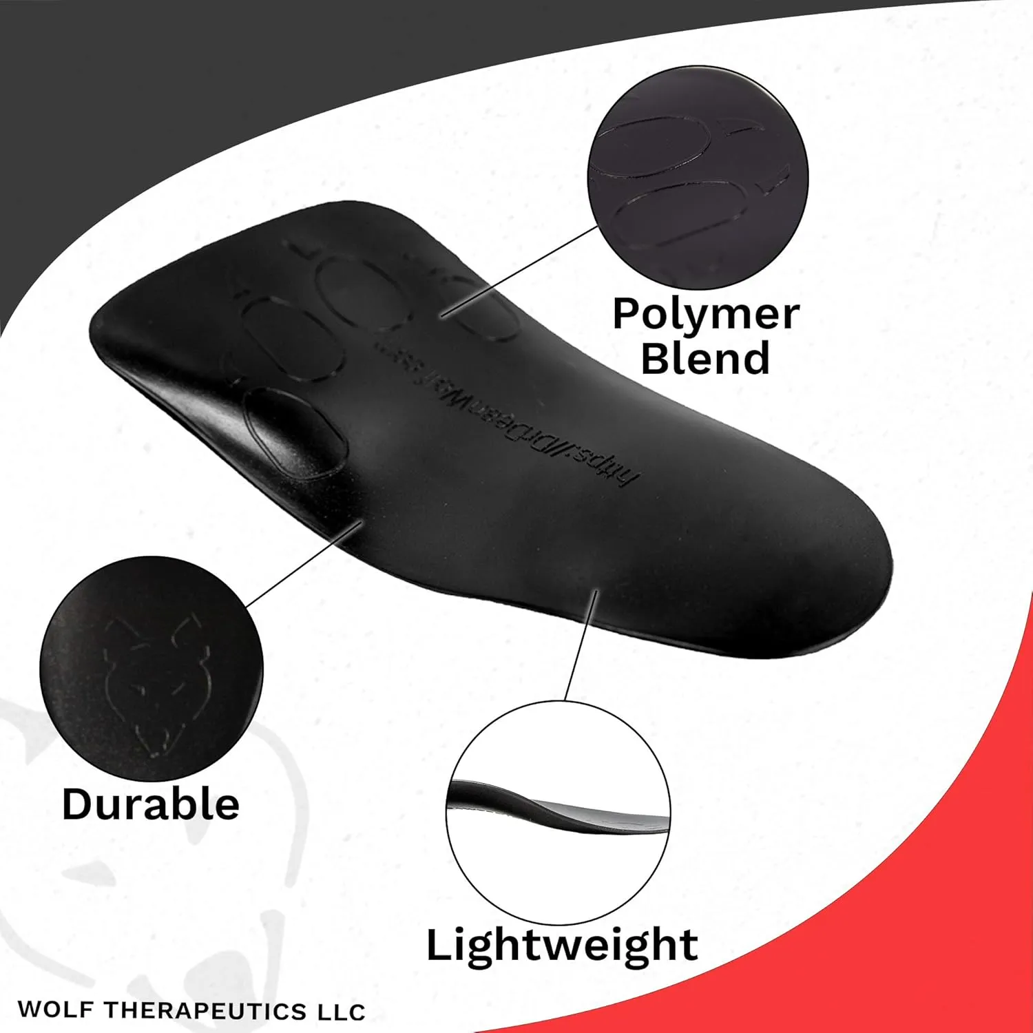 Dr. Wolf Arch Support Orthotic Inserts: Doctor Developed Plantar Fasciitis Insoles for Men, Arch Support Insoles for Women, Heel Pain and Foot Arch Supports (Wide - Men's 7, Women's 8/9)