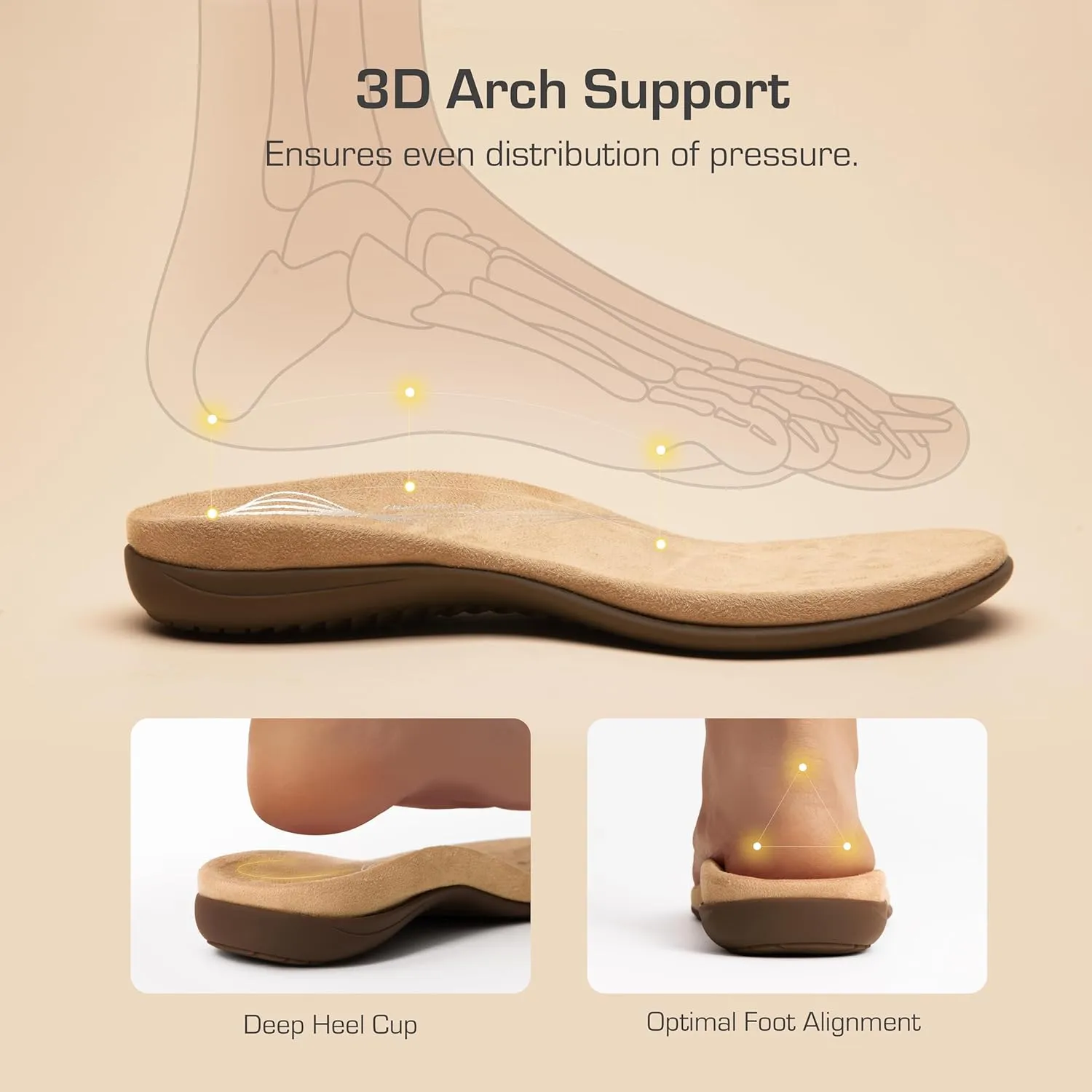 DREAM PAIRS Women's Arch Support Slides Flat Sandals Soft Cushion Slippers With Adjustable Straps