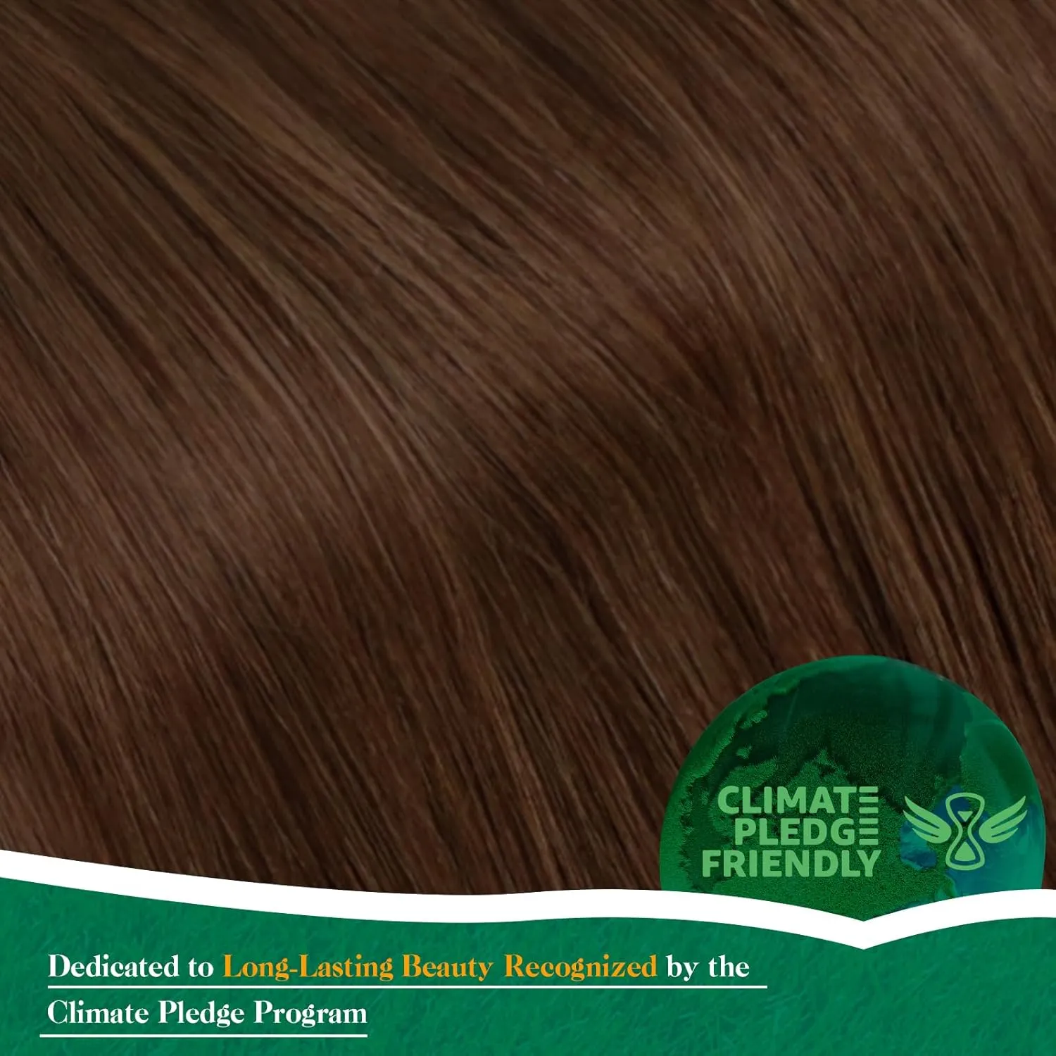 Easyouth Brown Pony Tails Hair Extensions Human Hair Straight Ponytail Extension Human Hair Chocolate Brown Wrap Around Ponytail Extension Remy Hair #4 14Inch 70g