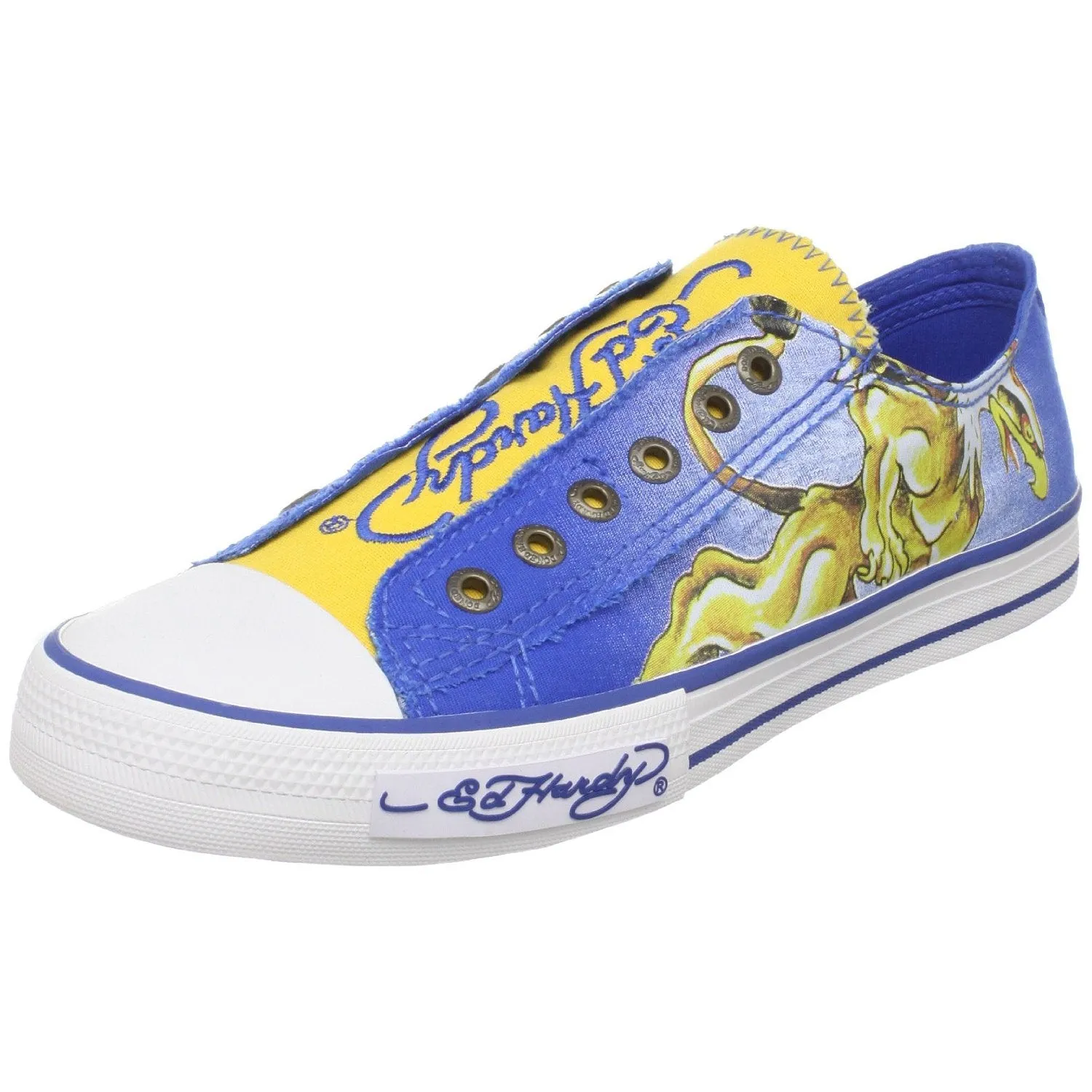 Ed Hardy Men's Chaud Fashion Sneaker,White-11SCD110M,8 M US