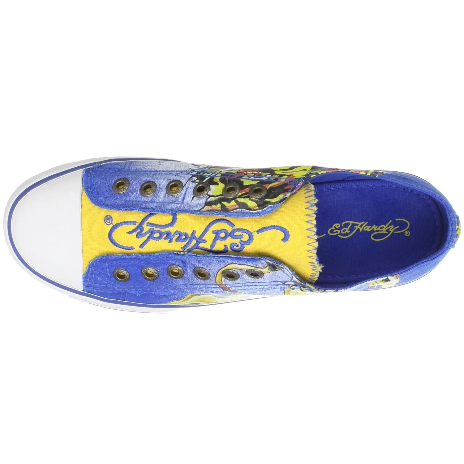 Ed Hardy Men's Chaud Fashion Sneaker,White-11SCD110M,8 M US