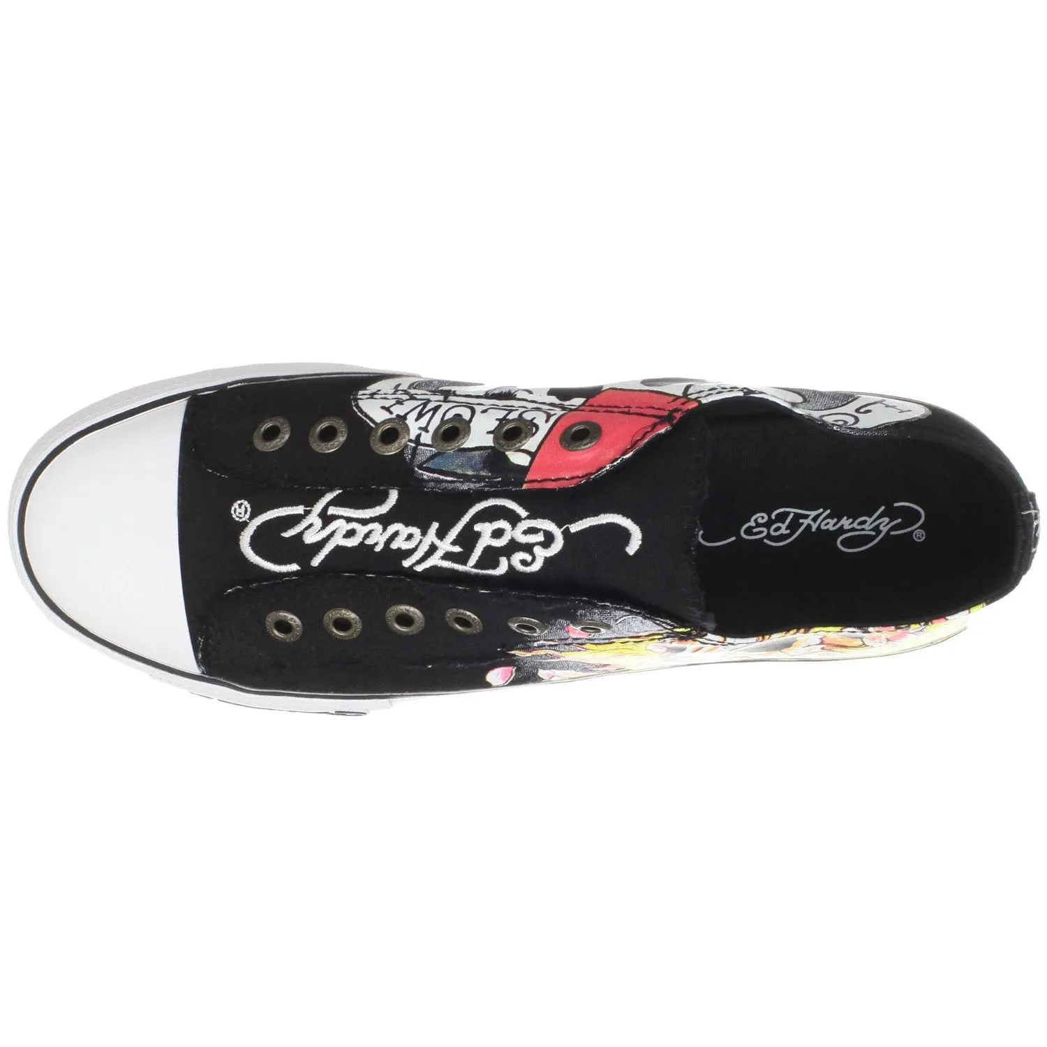 Ed Hardy Men's Chaud Fashion Sneaker,White-11SCD110M,8 M US