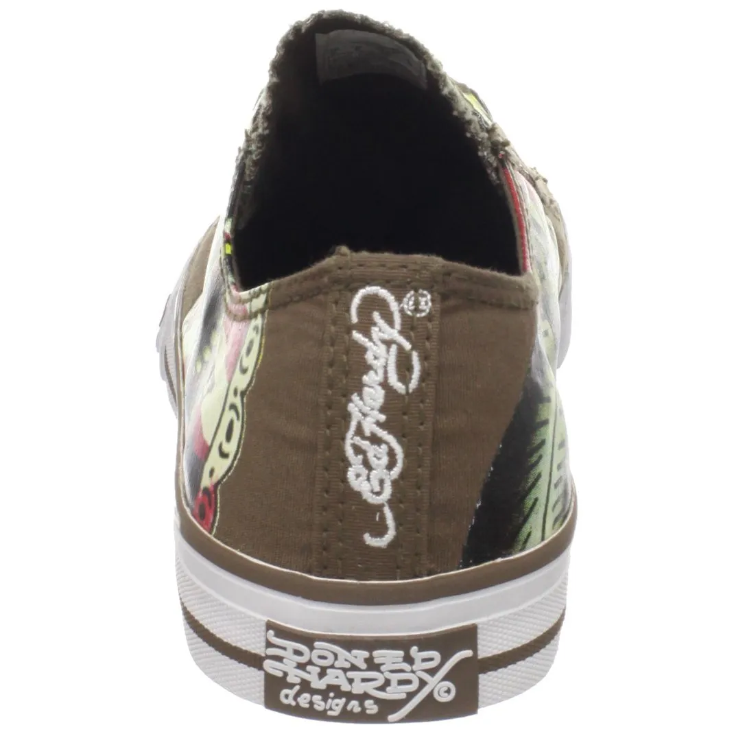 Ed Hardy Men's Chaud Fashion Sneaker,White-11SCD110M,8 M US