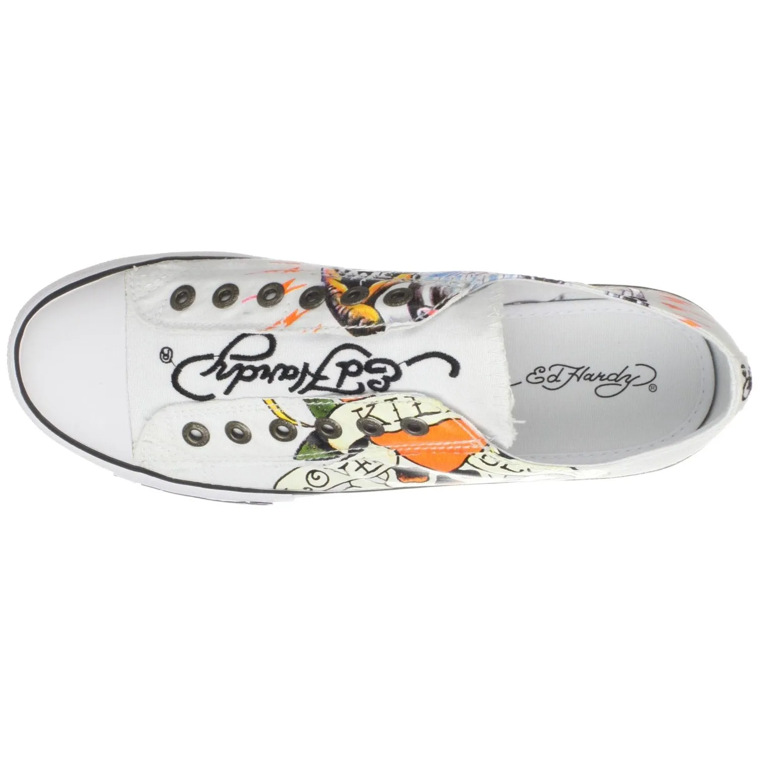 Ed Hardy Men's Chaud Fashion Sneaker,White-11SCD110M,8 M US