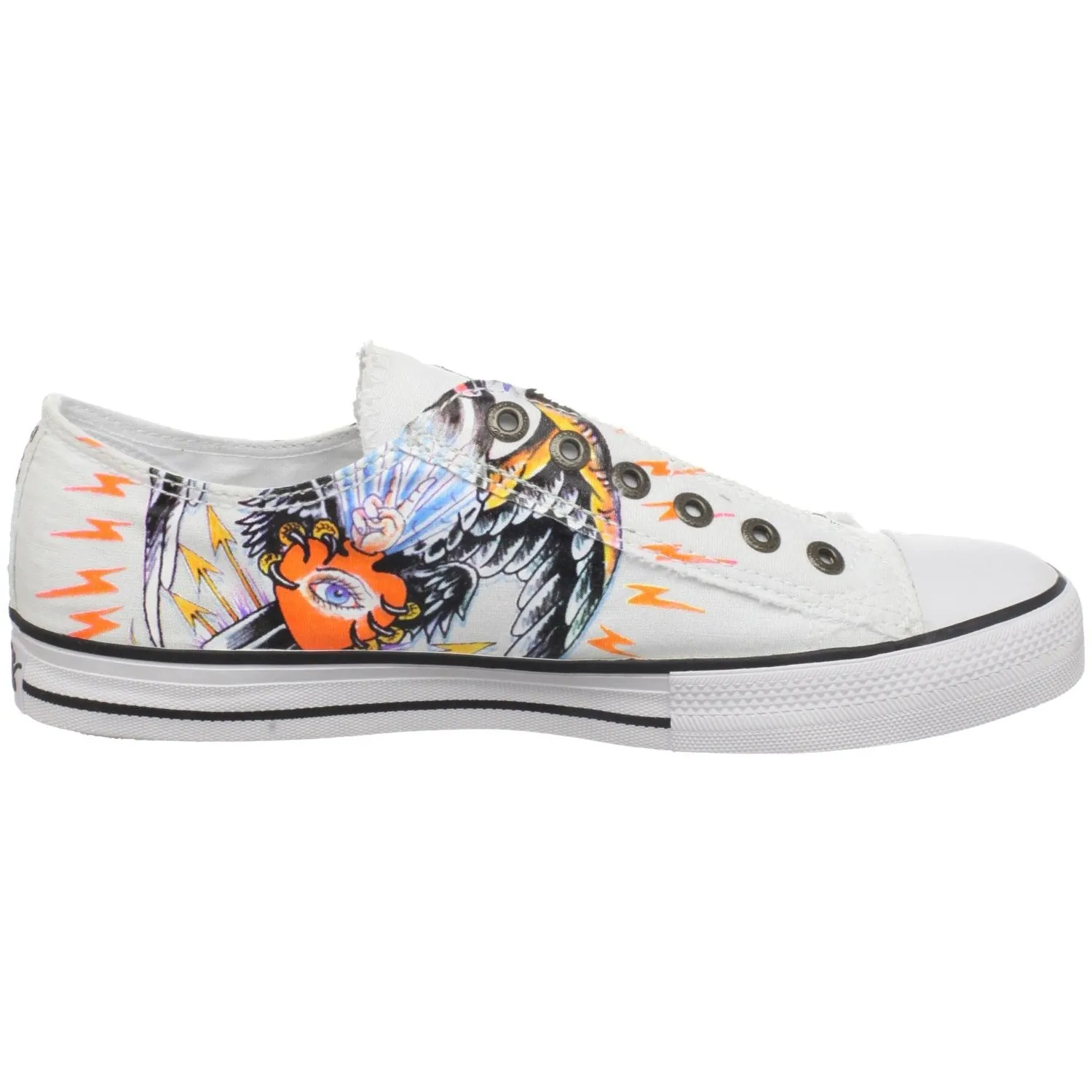 Ed Hardy Men's Chaud Fashion Sneaker,White-11SCD110M,8 M US