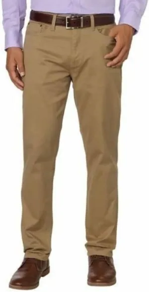 English Laundry Men's 5-Pocket Straight Leg Pant 40x30,Birch
